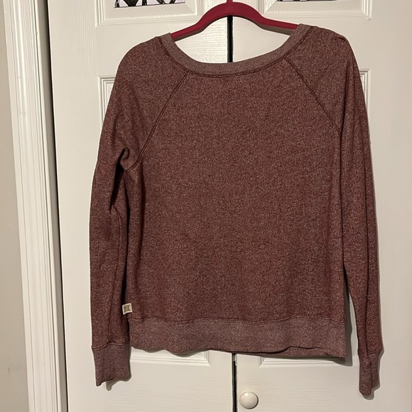 Off the shoulder sweater maroon with logo from Mossimo size XL - Picture 4 of 4